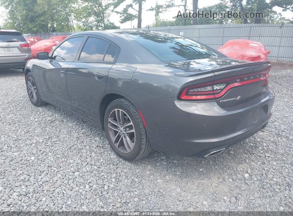 2C3CDXJG9KH637235 2019 DODGE CHARGER Gray Rear left