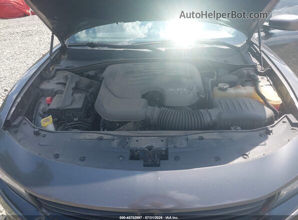 2C3CDXJG9KH637235 2019 DODGE CHARGER Gray Rear view