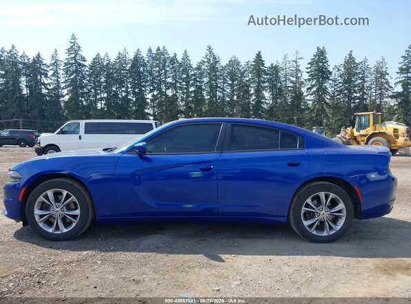 2C3CDXJG9LH193551 2020 DODGE CHARGER Blue Widok wnętrza 360 stopni