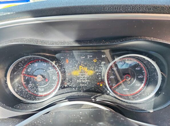 2C3CDXJGXKH502331 2019 DODGE CHARGER Black Widok zestawu wskaźników