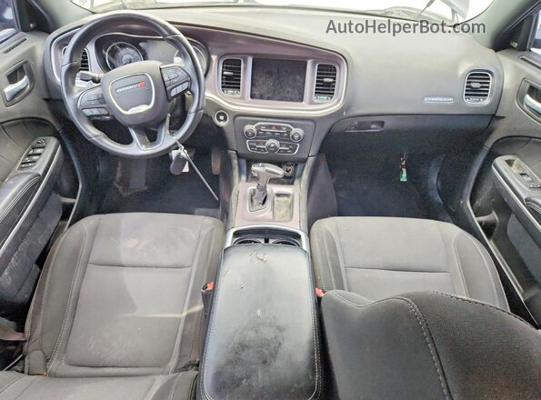 2C3CDXJGXKH502331 2019 DODGE CHARGER Black Widok deski rozdzielczej