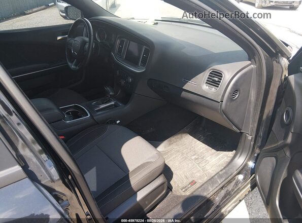 2C3CDXJGXLH193607 2020 DODGE CHARGER Black Front interior view