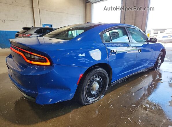 2C3CDXKG7NH194943 2022 DODGE CHARGER Blue Rear right