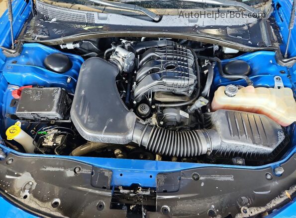2C3CDXKG7NH194943 2022 DODGE CHARGER Blue Rear interior view