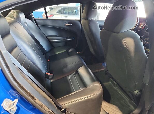2C3CDXKG7NH194943 2022 DODGE CHARGER Blue Rear seats view