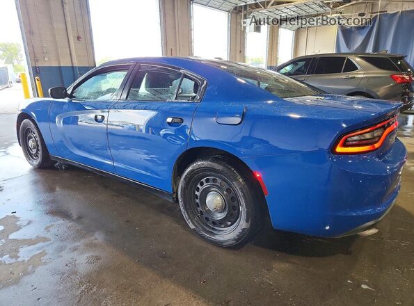 2C3CDXKG7NH194943 2022 DODGE CHARGER Blue Rear left
