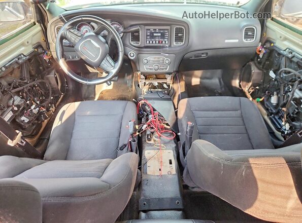2C3CDXKT0KH683841 2019 DODGE CHARGER Two Tone წინა პანელის ხედი