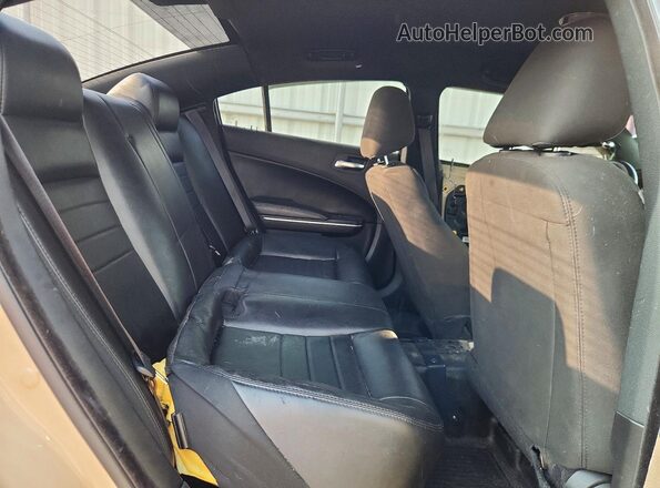 2C3CDXKT0KH683841 2019 DODGE CHARGER Two Tone უკანა სავარძლების ხედი