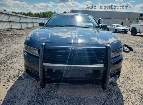 2C3CDXKT0KH733038 2019 DODGE CHARGER Black Вид спереду