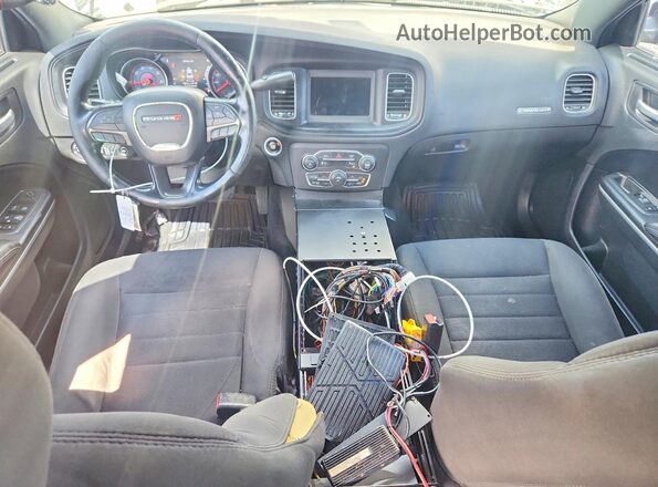 2C3CDXKT0KH733038 2019 DODGE CHARGER Black Вид панелі приладів