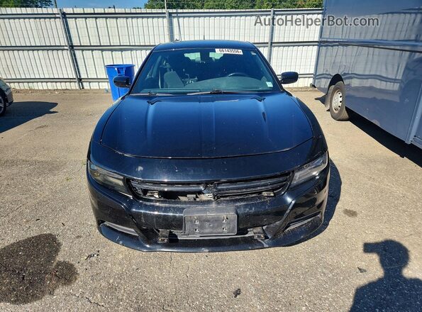 2C3CDXKT2KH733011 2019 DODGE CHARGER Black Вид спереду