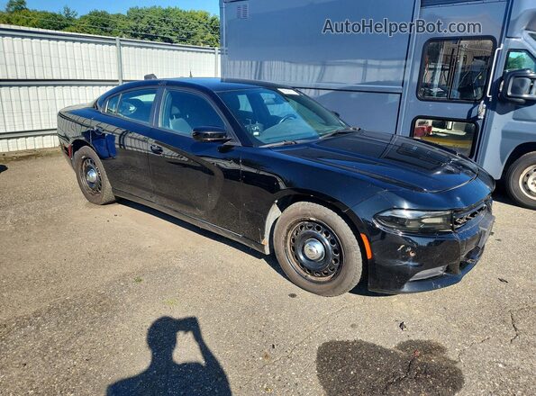 2C3CDXKT2KH733011 2019 DODGE CHARGER Black Передня права чверть