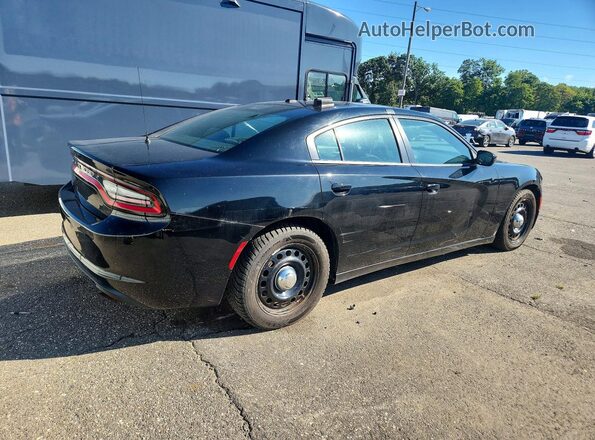 2C3CDXKT2KH733011 2019 DODGE CHARGER Black Задня права чверть