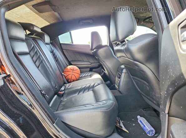 2C3CDXL97KH668241 2019 DODGE CHARGER Черный Вид задних сидений