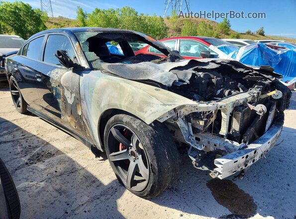 2C3CDXL97KH668241 2019 DODGE CHARGER Черный Передняя правая четверть