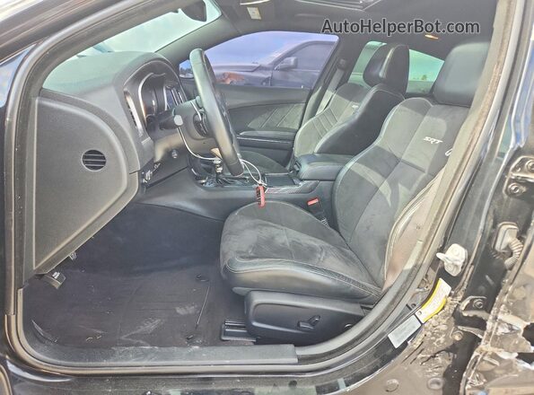 2C3CDXL98GH354458 2016 DODGE CHARGER Black Вид салону спереду