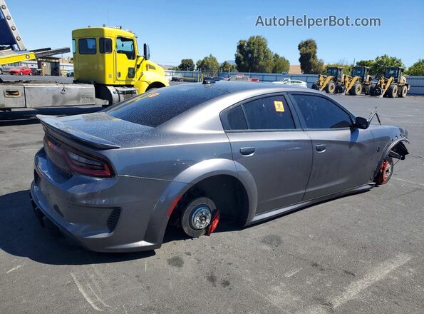 2C3CDXL9XNH102725 2022 DODGE CHARGER Gray Trasero derecho