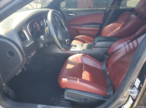 2C3CDXL9XNH102725 2022 DODGE CHARGER Gray Vista interior delantera