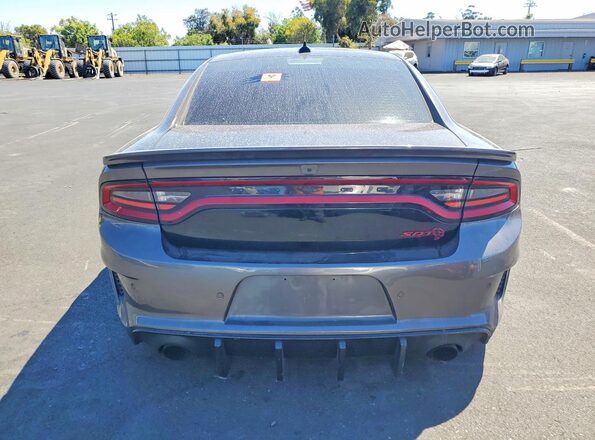 2C3CDXL9XNH102725 2022 DODGE CHARGER Gray Vista trasera