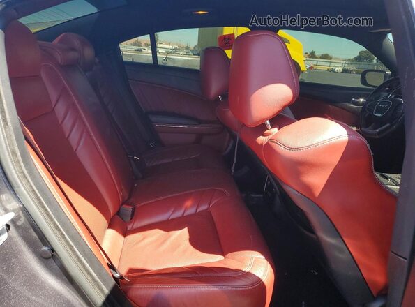 2C3CDXL9XNH102725 2022 DODGE CHARGER Gray Vista de los asientos traseros