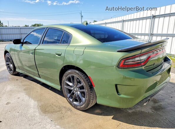 2C3CDXMG5NH162764 2022 DODGE CHARGER Green Հետևի ձախ