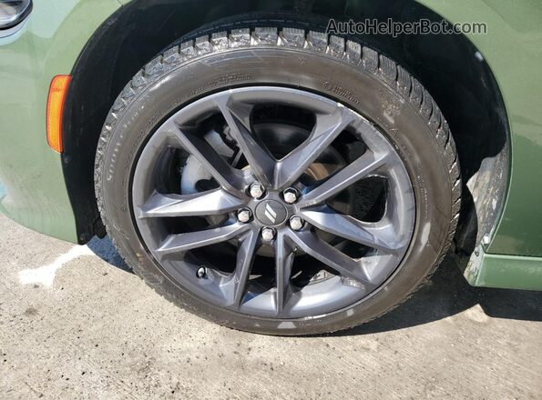 2C3CDXMG5NH162764 2022 DODGE CHARGER Green VIN կոդի պիտակի տեսք