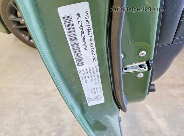 2C3CDXMG5NH162764 2022 DODGE CHARGER Green Շարժիչի բաժամունքի տեսք