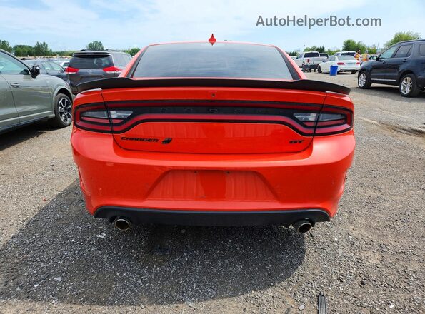 2C3CDXMG7PH623868 2023 DODGE CHARGER Orange Rear view