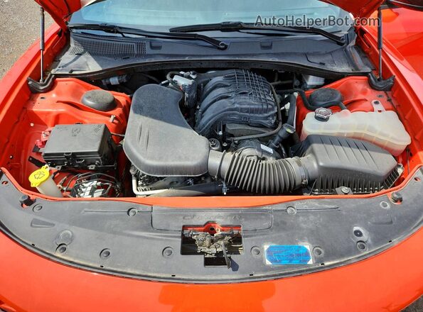 2C3CDXMG7PH623868 2023 DODGE CHARGER Orange Rear interior view