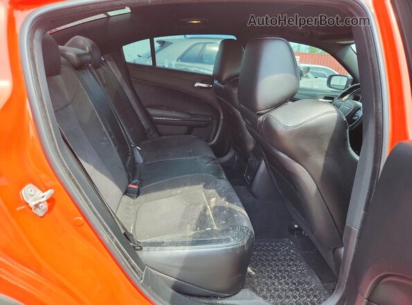 2C3CDXMG7PH623868 2023 DODGE CHARGER Orange Rear seats view