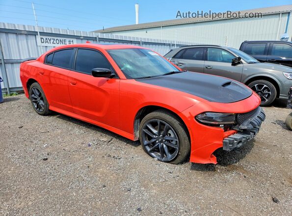 2C3CDXMG7PH623868 2023 DODGE CHARGER Orange Front right