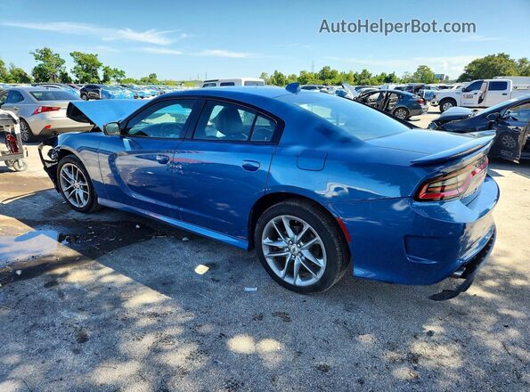 2C3CDXMG9PH524159 2023 DODGE CHARGER Синий Задняя левая четверть