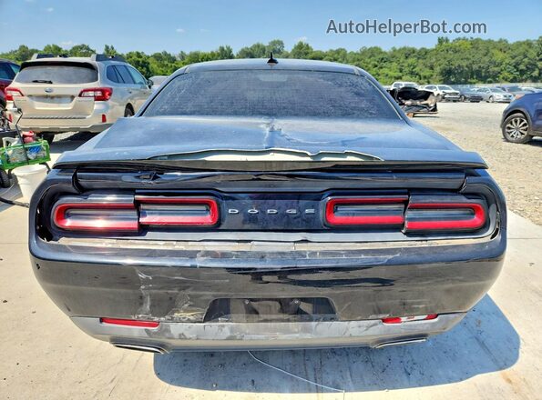 2C3CDZAG0GH297105 2016 DODGE CHALLENGER Black უკანა ხედი