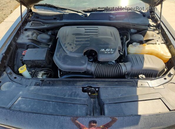 2C3CDZAG0GH297105 2016 DODGE CHALLENGER Black უკანა სალონის ხედი