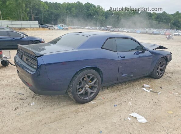2C3CDZAG0HH598121 2017 DODGE CHALLENGER Blue Задня права чверть