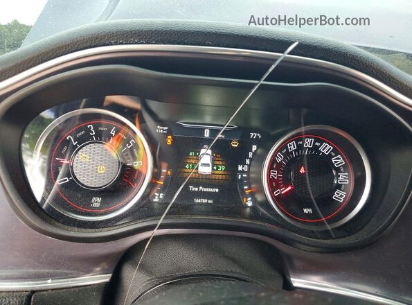 2C3CDZAG0HH598121 2017 DODGE CHALLENGER Blue Вид щитка приладів