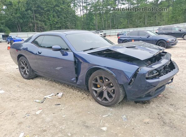 2C3CDZAG0HH598121 2017 DODGE CHALLENGER Blue Передня права чверть