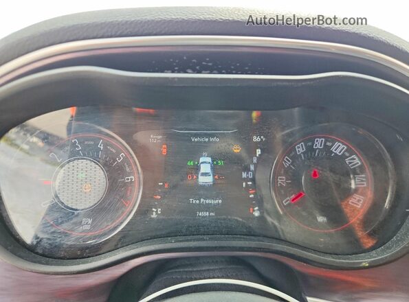 2C3CDZAG0JH132498 2018 DODGE CHALLENGER Black Սարքավորումների վահանակի տեսք