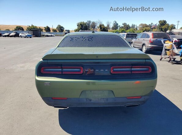 2C3CDZAG1LH213738 2020 DODGE CHALLENGER Green უკანა ხედი