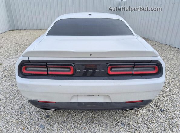 2C3CDZAG3LH105265 2020 DODGE CHALLENGER White Widok z tyłu
