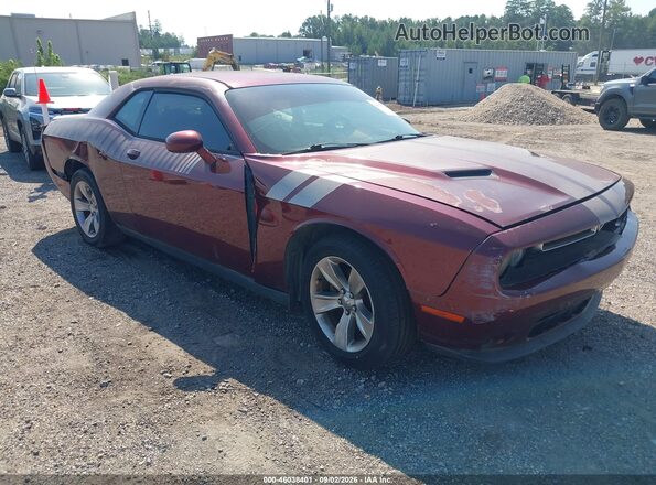 2C3CDZAG4HH568846 2017 DODGE CHALLENGER Burgundy Դիմացի տեսք