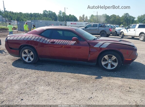 2C3CDZAG4HH568846 2017 DODGE CHALLENGER Burgundy Սալոնի հետևի տեսք