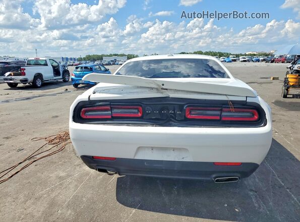 2C3CDZAG4KH746729 2019 DODGE CHALLENGER White უკანა ხედი