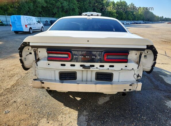 2C3CDZAG5KH712671 2019 DODGE CHALLENGER White Հետևի տեսք