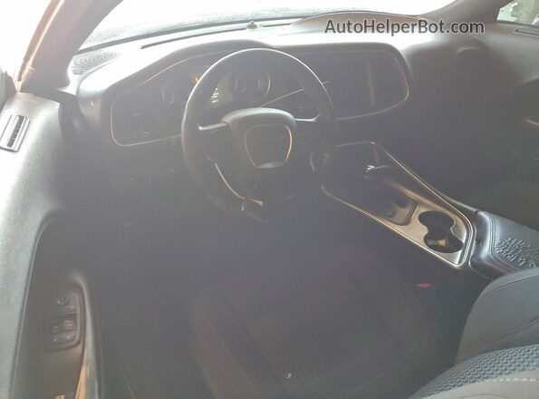 2C3CDZAG7GH148612 2016 DODGE CHALLENGER Black Dashboard view