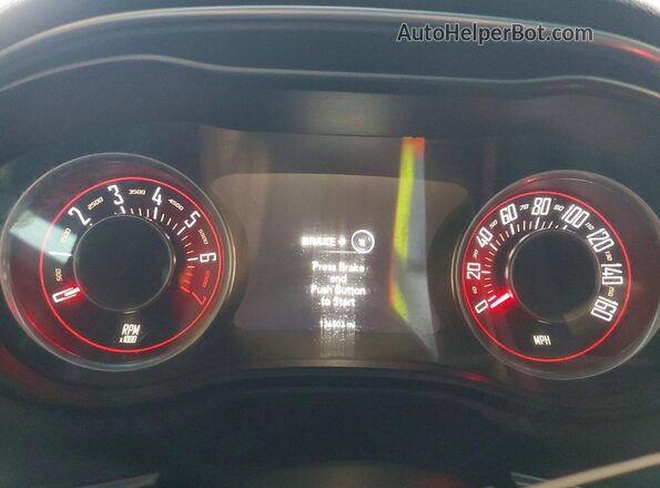 2C3CDZAG7GH148612 2016 DODGE CHALLENGER Black Instrument cluster view
