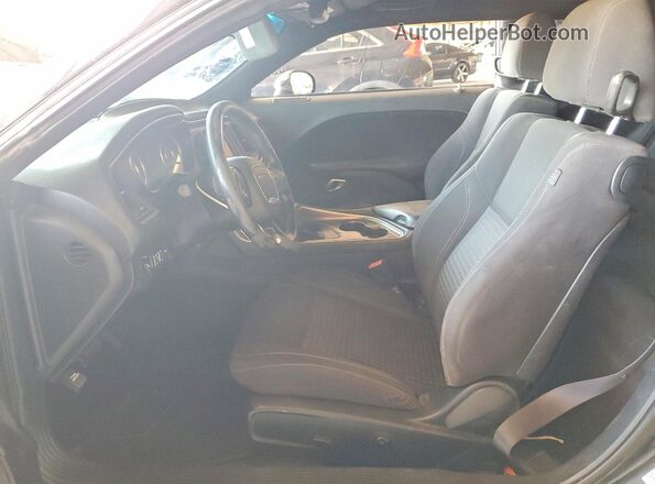 2C3CDZAG7GH148612 2016 DODGE CHALLENGER Black Front interior view