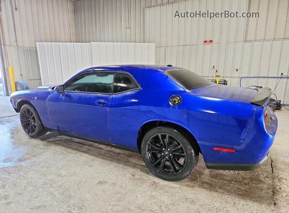 2C3CDZAG8JH287574 2018 DODGE CHALLENGER Синий Задняя левая четверть