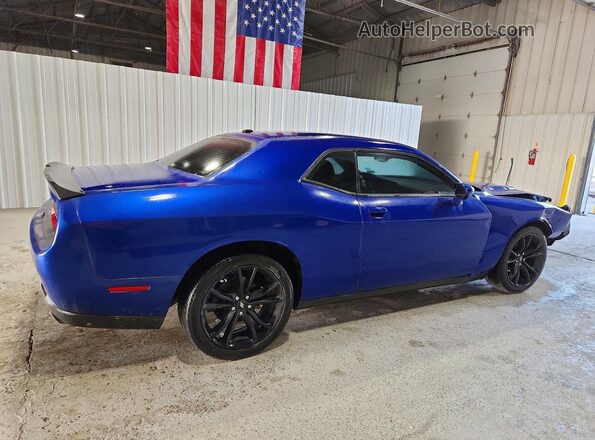 2C3CDZAG8JH287574 2018 DODGE CHALLENGER Синий Задняя правая четверть