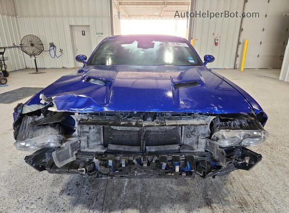 2C3CDZAG8JH287574 2018 DODGE CHALLENGER Синий Панорамный вид салона 360°